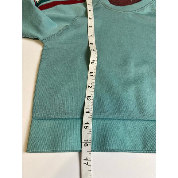 Fabletics Women's Light Green Aisley Seamless Long Sleeves Crop Top Size Medium - Picture 6 of 10